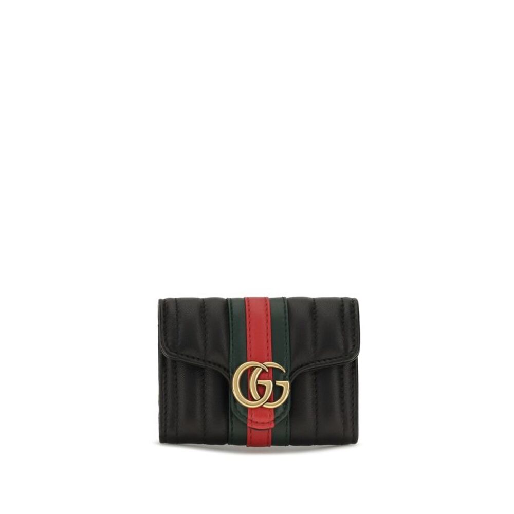 Gucci Women Marmont Web Gg Wallet
